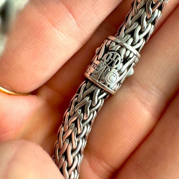 John Hardy Icon Bracelet- White Diamond & 925 Sterling Silver Bracelet - Picture 9 of 16